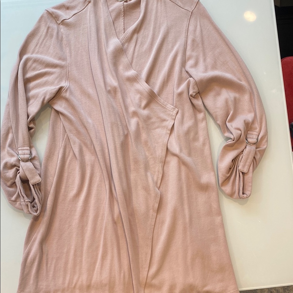 Caslon Soft Pink Wrap Cardigan